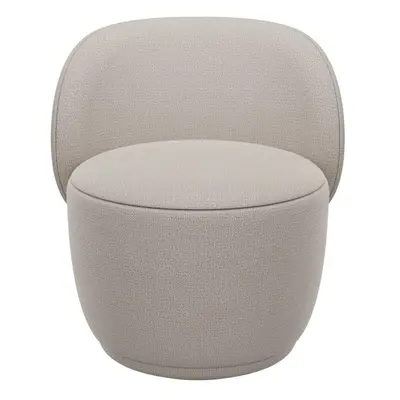 Beżowy fotel z materiału bouclé KUON – Blomus