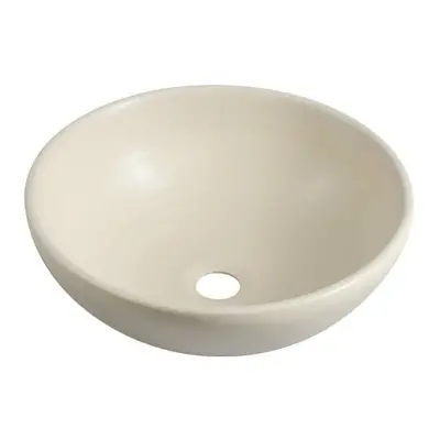 Beżowa umywalka ceramiczna Sapho Attila, ø 42,5 cm
