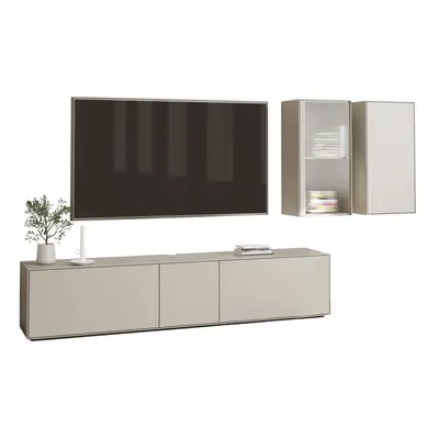 Jasnoszary zestaw pod TV 226x46 cm Edge by Hammel – Hammel Furniture