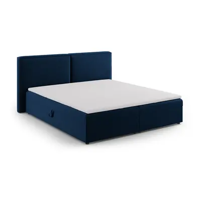 Kremowe łóżko boxspring ze schowkiem 160x200 cm Arendal – Cosmopolitan Design