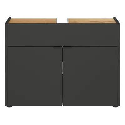 Antracytowa szafka pod umywalkę 80x60 cm Forano – Germania