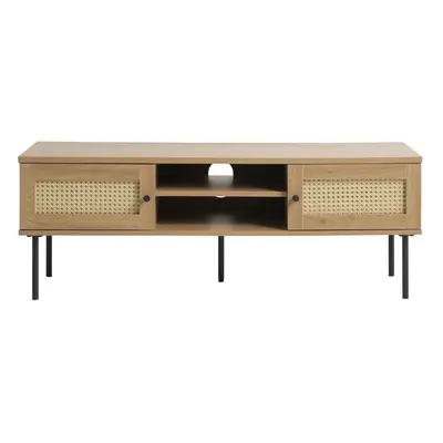 Szafka pod TV w dekorze dębu w naturalnym kolorze 120x43 cm Pensacola – Unique Furniture