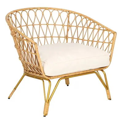 Rattanowy fotel ogrodowy Bonami Essentials Ratta Outdoor