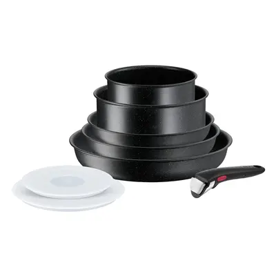 Zestaw garnków aluminiowych szt. INGENIO Black stone L3998802 – Tefal