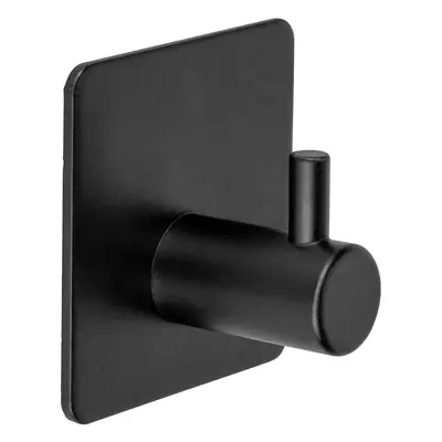 Czarne samoprzylepne haczyki zestaw szt. ze stali nierdzewnej Black Outdoor Kitchen Ureo – Wenko