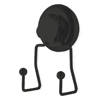 Czarny samoprzylepny podwójny haczyk ścienny Compactor Bestlock Black