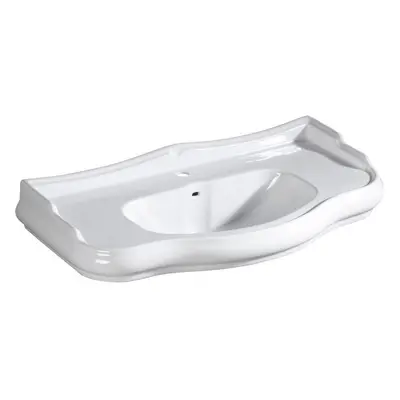 Biała ceramiczna umywalka 100x54,5 cm Retro – Sapho