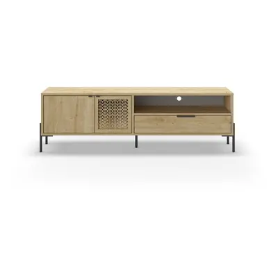 Szafka pod TV w dekorze dębu 160x50 cm Inca – Marckeric