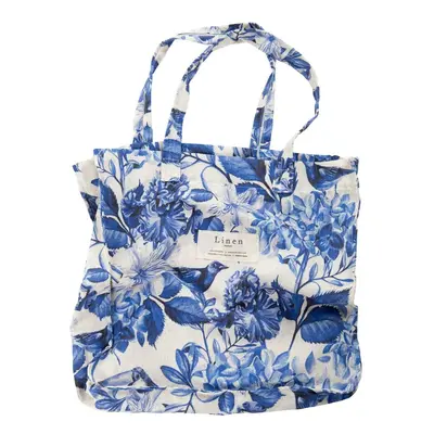 Torba tekstylna Really Nice Things Blue Flowers, szer. cm