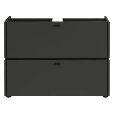Antracytowa szafka pod umywalkę 80x59 cm Modesto – Germania