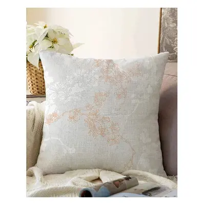 Szara poszewka na poduszkę z domieszką bawełny Minimalist Cushion Covers Bloom, 55x55 cm