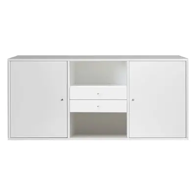 Biała niska komoda 133x61 cm Mistral – Hammel Furniture