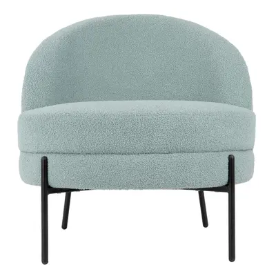Beżowy fotel z materiału bouclé Noble – Leitmotiv