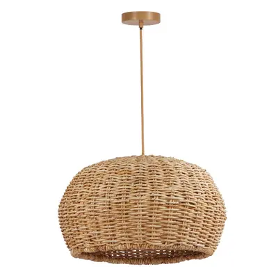 Rattanowa lampa wisząca SULION Nest, wys. cm