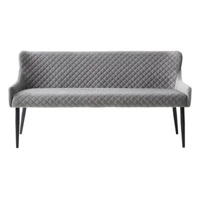 Jasnoszara aksamitna sofa cm Ottowa – Unique Furniture