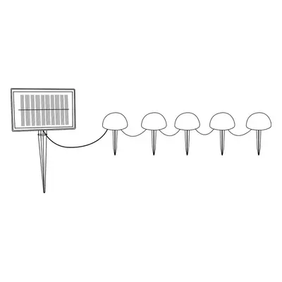 Solarne lampy zewnętrzne zestaw szt. ø cm – Garden Pleasure