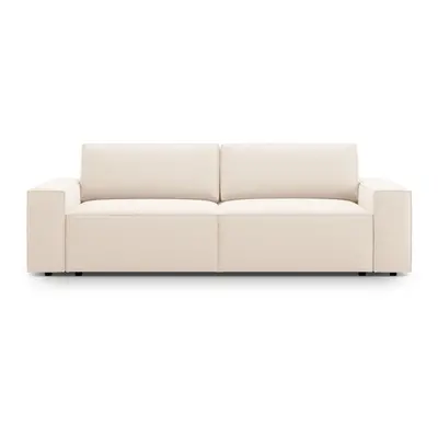 Beżowa rozkładana sofa z materiału bouclé cm Jodie – Micadoni Home