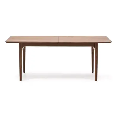 Rozkładany stół z dodatkowym blatem w dekorze orzecha 100x200 cm Elan – Kave Home