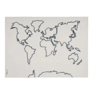 Mapa ścienna 160x120 cm Canvas Map – Lorena Canals