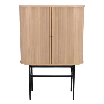 Naturalna szafka w dekorze dębu 102x146 cm Haddington – Rowico