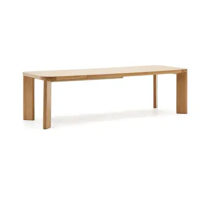 Rozkładany stół z blatem w dekorze dębu 100x200 cm Jondal – Kave Home