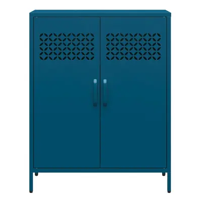 Niebieska metalowa szafka 80x102x40 cm Annie – Støraa