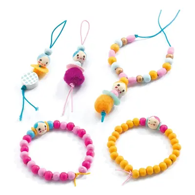 Zestaw koralików do robienia ludzików Djeco Figurines