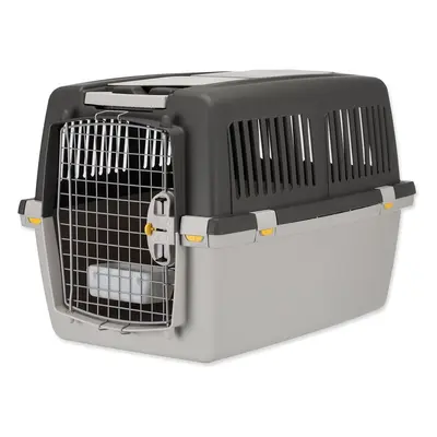 Szary transporter dla czworonoga 72x52 cm Trixie Gulliver S-M – Plaček Pet Products