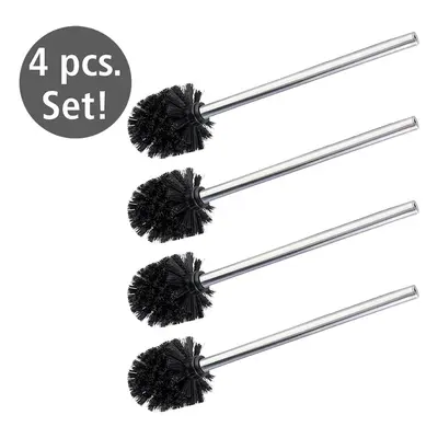 Zapasowe szczotki do WC ze stali nierdzewnej w kolorze srebra z połyskiem zestaw szt. Ø8cm – Wen