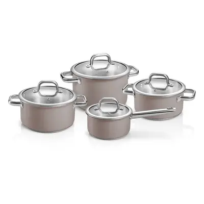 Zestaw garnków ze stali nierdzewnej 8 szt. Delight – Tescoma