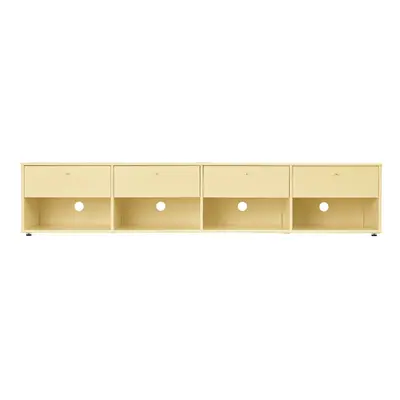 Jasnożółta szafka pod TV 214x45 cm Mistral – Hammel Furniture