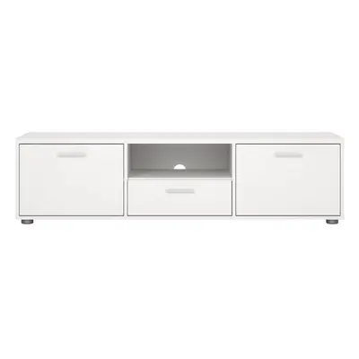 Biała szafka pod TV 147x38 cm Media – Tvilum