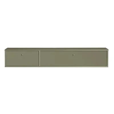 Szafka pod TV w kolorze khaki 136x22x32,5 cm Mistral – Hammel Furniture