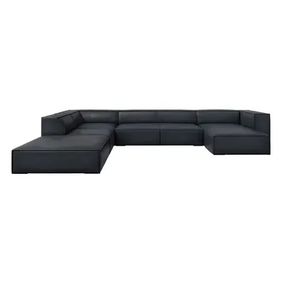 Ciemnoniebieski skórzany narożnik (lewostronny) Madame – Windsor & Co Sofas
