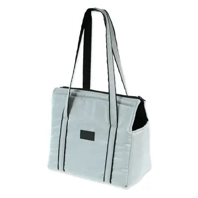 Jasnoszara torba transportowa dla psów Dog Fantasy Platinum – Plaček Pet Products