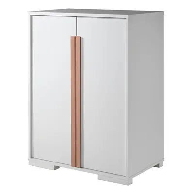 Biała szafka dziecięca pod podwyższone łóżko Vipack London