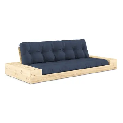 Ciemnoniebieska rozkładana sofa 244 cm Base – Karup Design