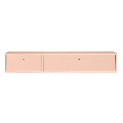 Jasnoróżowa szafka pod TV 136x22x32,5 cm Mistral – Hammel Furniture