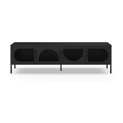 Czarna szafka pod TV 180x50 cm Tayra – Marckeric