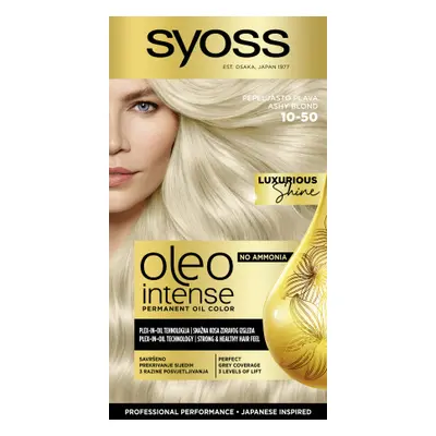 Syoss farba do włosów - Oleo Intense Permanent Oil Color - Ashy Blond