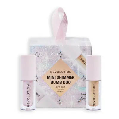 Revolution zestaw kosmetyków - Mini Shimmer Bomb Lip Duo Gift Set