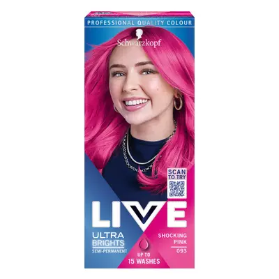 Schwarzkopf farba do włosów - Live Ultra Brights Or Pastel - Shocking Pink