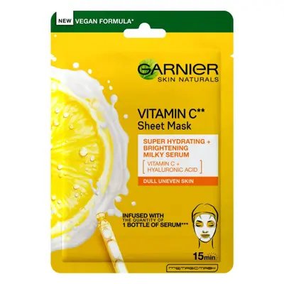 Garnier maseczka do twarzy - Skin Naturals Tissue Mask With Vitamin C