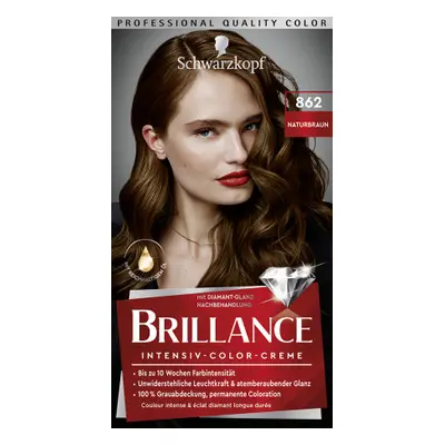 Schwarzkopf Brillance farba do włosów - Intensive Color Cream - Natural Brown