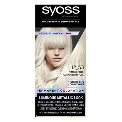 Syoss farba do włosów Metallic Collection - 12_53 Platinum Pearl
