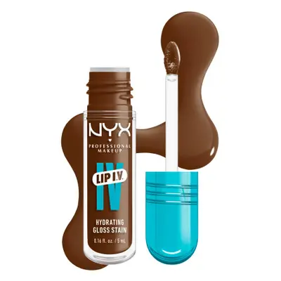 NYX Professional Makeup Lip I.V. Hydrating Lip Gloss Stain - Cocoa Quench!