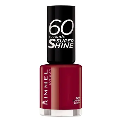 Rimmel London Seconds Super Shine Nail Polish - Rapid Ruby