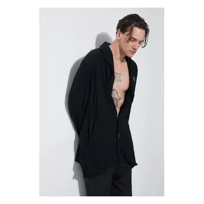 Undercover bluza bawełniana męska kolor czarny gładka UC1D4102