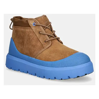 UGG buty zamszowe Neumel Weather Hybrid męskie kolor brązowy 1143991-CBG