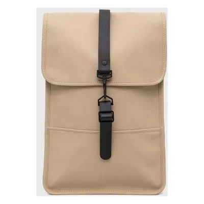 Rains plecak Backpacks kolor beżowy duży gładki